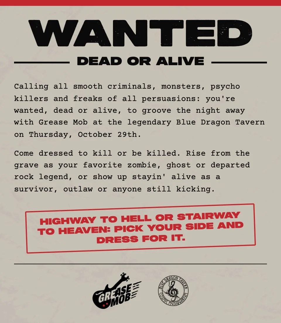 Wanted: Dead or Alive event details